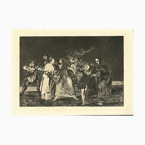Francisco Goya, the Exhortations, 1875, Etching
