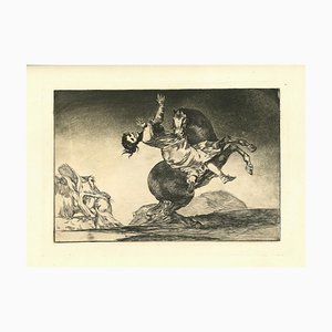 Francisco Goya, El Caballo Raptor, 1875, Etching