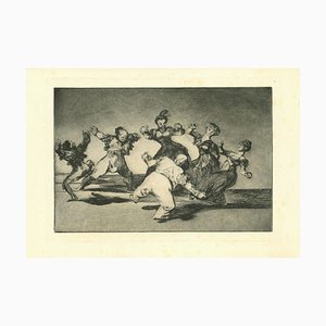 Francisco Goya, Disparate Alegre, 1875, Etching