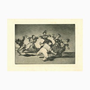 Francisco Goya, Disparate Alegre, 1875, Gravure à l'Eau-Forte