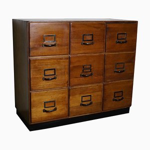 Vintage German Pine Apothecary Cabinet, 1950s