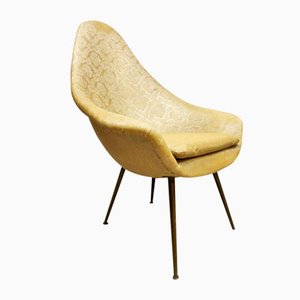 Fauteuil Mid-Century Or, Italie, 1960s