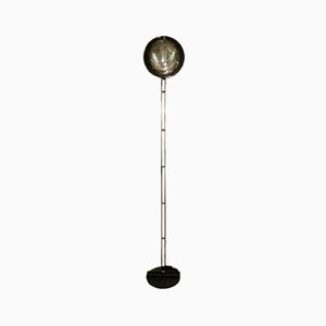 Steel Floor Lamp with Porsche Light 356 from Officina di Ricerca, 1970s