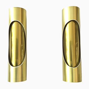 Tubular Sconces from S.L. Marca, 1970s, Set of 2