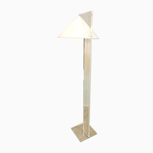 Lampadaire Vintage en Verre Acrylique par Harco Loor, Pays-Bas