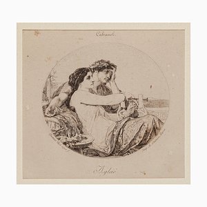 Gustave Biot, Aglaè, 20ème Siècle, Gravure Originale