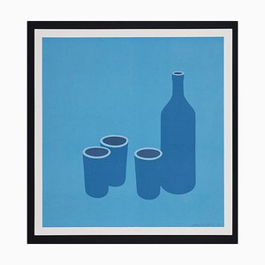 Bottiglia e bicchieri Patrick Caulfield, (1966)