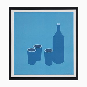 Bouteille et Tasses Patrick Caulfield, 1966