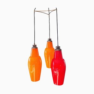 Italienische Kaskaden-Deckenlampe von Vistosi, 1960er