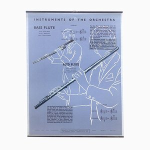 The Bass Flute & Alto Flute Poster, 1950er