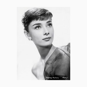 Audrey Hepburn Archival Pigment Print Framed in Black by Bettmann