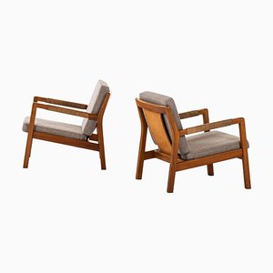 Set of Model Rialto Easy Chairs by Carl Gustav Hiort af Ornäs, Finland, 1957