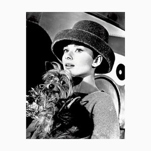 Audrey Hepburn Funny Face Archival Pigment Print Framed in Black