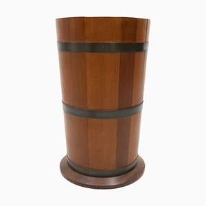 Solid Teak Umbrella Stand from Luxus of Sweden, 1968