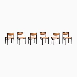 Rosewood Dining Chairs from Sax Mobelfabrik, 1960s, Set of 6