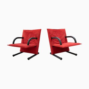 Poltrone T-Line di Burkhard Vogtherr per Arflex, 1982