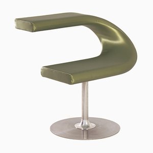 Green Satin Fabric Innovation C Chair by Fredrik Mattson for Blå Station, 2000s