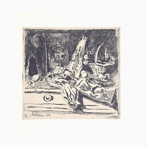 Luigi Bartolini, Still Life, 1942, Vintage Photo-Lithograph