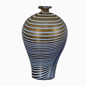 Swedish Blown Glass Vase by Bertil Vallien for Kosta Boda, 1960s