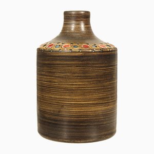 Französische Keramik Vase von Raphael Giarrusso, 1968