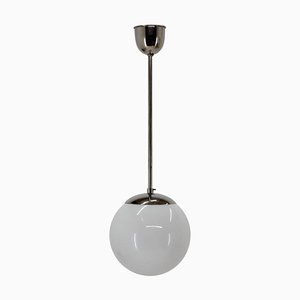 Bauhaus Chrome Ceiling Lamp, 1930s