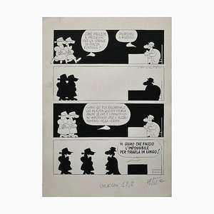 Alfredo Chiappori , Political Comics , Original Comic Strip by Alfredo Chiappori , 1977