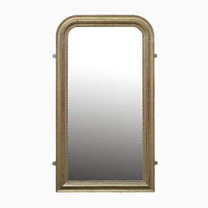 Espejo Louis Philippe de madera dorada
