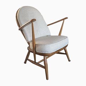 Scandinavian Style Spindle Back Easy Chair from Ercol, 1950s