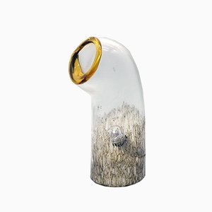 Murano Tischlampe aus mundgeblasenem Glas von Vistosi, 1970er