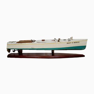 Bassett Lowke Model Motor Boat by Bing British, 1932