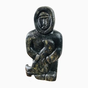 Vintage Inuit Soapstone Carving