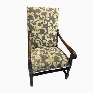 Fauteuil Louis XIII en Noyer