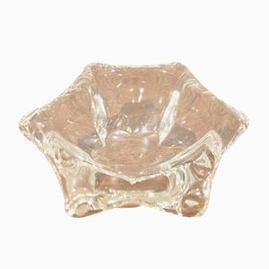 Crystal Champagne Color Bowl from Daum, 1950s
