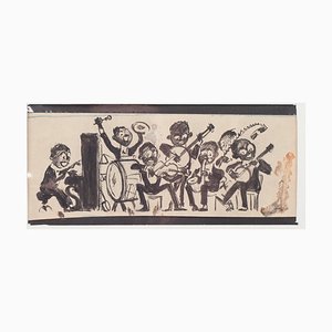 Willem Van Hasselt, Musicians, China Supporti misti su carta, anni '30