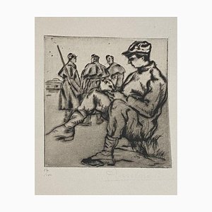 Anselmo Bucci, Militaire, Gravure, 1917