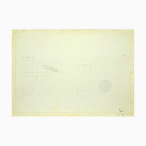 Angelo Faverio, Projection, Drawing, 20th Century