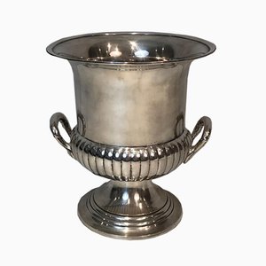Silver Plated Metal Champagne Bucket, France, 1900s