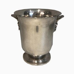 Silver Plated Champagne Bucket, France, 1930s