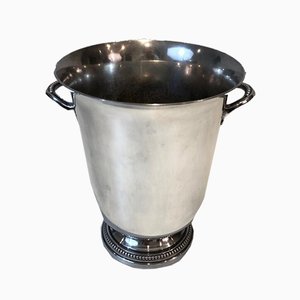 Silver Plated Champagne Bucket, France, 1930s