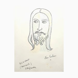 Jean Cocteau, Christus, Lithographie, 1957