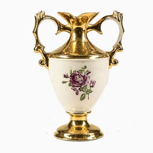 Pottery Vase in Gold, 1950s