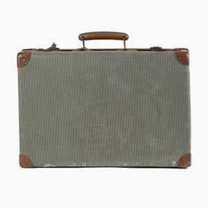 Valise en Quadruple à Carreaux Vert, Italie, 1950s