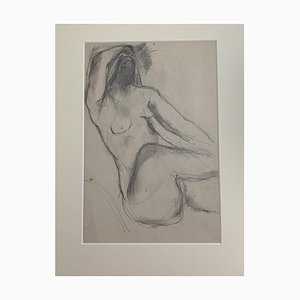 Lápiz de dibujo original Herta Hausmann para mujer desnuda de Herta Hausmann, siglo XX