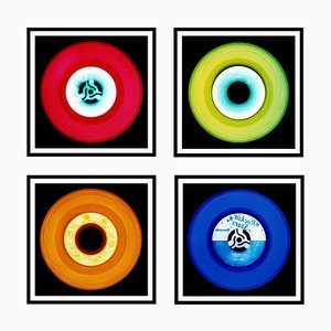 Vinyl Collection Four Piece Installation, Pop Art Color Photography, 2017