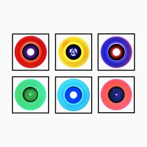 B Side Vinyl Collection Six Piece Installation, Color Photography, 2017