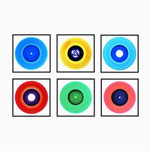 B Side Vinyl Collection Six Piece Installation, Color Photography, 2018