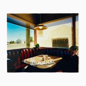 Café Nicely 's, Mono Lake, Californie - Photographie Couleur de l'Intérieur, Amérique, 2003