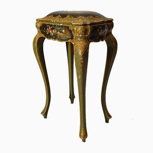 Armario de mesa veneciano de madera pintada, siglo XIX
