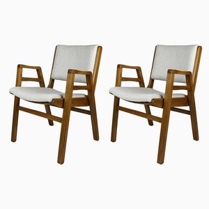 Vintage Beige Dining Chairs, 1970s, Set of 2