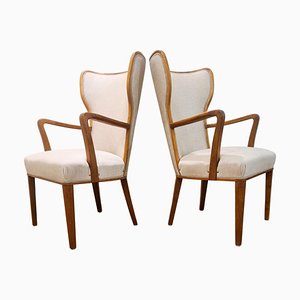 Art Deco Lounge Chairs, Sweden, 1940s, Set of 2